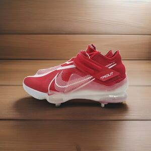 Mike Trout 7 Nike Force Zoom Baseball Cleats Size 14 Red White CI3134-602